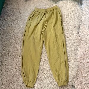 Givenchy Singapore airlines unisex beige Jogger Pants with Black Stripe